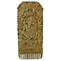 Brass Radha Krishna Ganesha Artistic Comb Miniature KBH00278