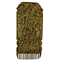 Brass Radha Krishna Ganesha Artistic Comb Miniature KBH00278