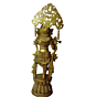 Brass Krishna Jali Work Wall Hanging KBH00472