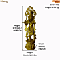 Brass Krishna Jali Work Wall Hanging KBH00472