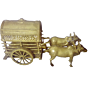 Brass Bullock Cart Big KBH00495