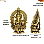 Brass Ganesha Kaman Statue KBH00504