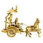 Brass Arjun Rath Figurine KBH00510