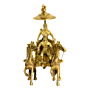 Brass Arjun Rath Figurine KBH00510
