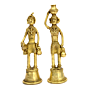 Brass Bastar Couple Set Figurines KBH00514