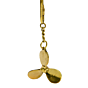 Brass Ship Fan Key Chain KBH00529