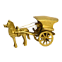 Brass Horse Cart Showpiece KBH00542