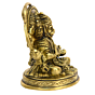 Brass Panchmukhi Hanuman Sitting Idol KBH00551