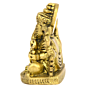 Brass Sitting Lord Ganesha Idol KBH00557