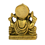 Brass Sitting Lord Ganesha Idol KBH00557