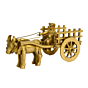 Brass Bullock Cart Small KBH00560