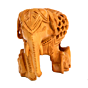 Handcrafted Wooden Small Elephant Family Statue BH00572
