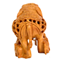 Handcrafted Wooden Small Elephant Family Statue BH00572