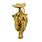 Brass Elephant Candle Stand KBH00590