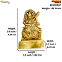 Brass Saraswati Devi Small Idol KBH00607