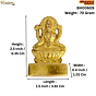 Brass Laxmi Devi Small Idol KBH00609