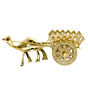 Brass Camel Cart Showpiece KBH00624