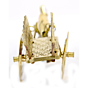 Brass Camel Cart Showpiece KBH00624
