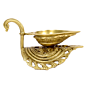 Brass Oil Lamp Divi Medium KBH00640