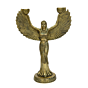 Brass Lady Candle Stand Statue KBH00659