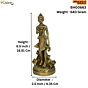 Brass Neelkathvarvi Statue Idol KBH00663