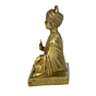 Brass Lord Sajanand Swami Small Statue Idol KBH00666