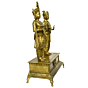 Brass Big Lord Swaminarayan Pair with Bajath KBH00668