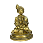 Brass Lord Sajanand Swami Sitting Statue Idol KBH00669