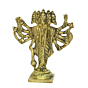 Brass Standing Panch Mukhi Hanuman Statue Idol KBH00694