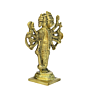 Brass Standing Panch Mukhi Hanuman Statue Idol KBH00694
