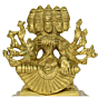 Brass Panch Mukhi Gayatri Devi Statue Idol KBH00721