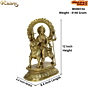 Brass Ambe Devi Big Statue Idol KBH00724