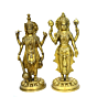 Brass Vishnu-Laxmi Standing Pair Statue Idol KBH00725