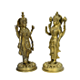 Brass Vishnu-Laxmi Standing Pair Statue Idol KBH00725
