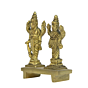 Brass Vishnu-Laxmi Standing with Bajath Small Statue Idol KBH00732