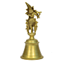 Brass Bell with Krishna Statue KBH00734