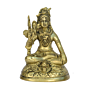 Brass Shiv Sitting Mahadev Statue Idol KBH00740