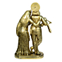 Brass Radha Krishna Statue Big Idol KBH00784