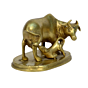 Brass Cow with Small Vachrdu Statue KBH00814