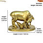 Brass Cow with Small Vachrdu Statue KBH00814