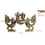 Brass Peacock Ganesha Laxmi Divi KBH00818
