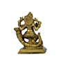Brass Ganesha with Shankh Small Idol KBH00827