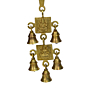 Brass Wall Hanging , Lord Ganesha & Laxmi Bell BH00855