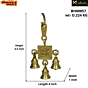 Brass Wall Hanging Swastik Bell KBH00857