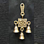 Brass Wall Hanging Om Bell KBH00859