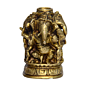 Brass 4 Ganesha Candle Stand KBH00913