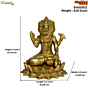 Brass Lord Brahma Idol KBH00931