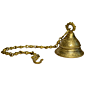 Brass Hanging Bell KBH00965