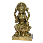 Brass Laxmi Sitting on Kamal Idol KBH00987