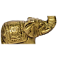 Brass Elephant Medium Figurine KBH00997